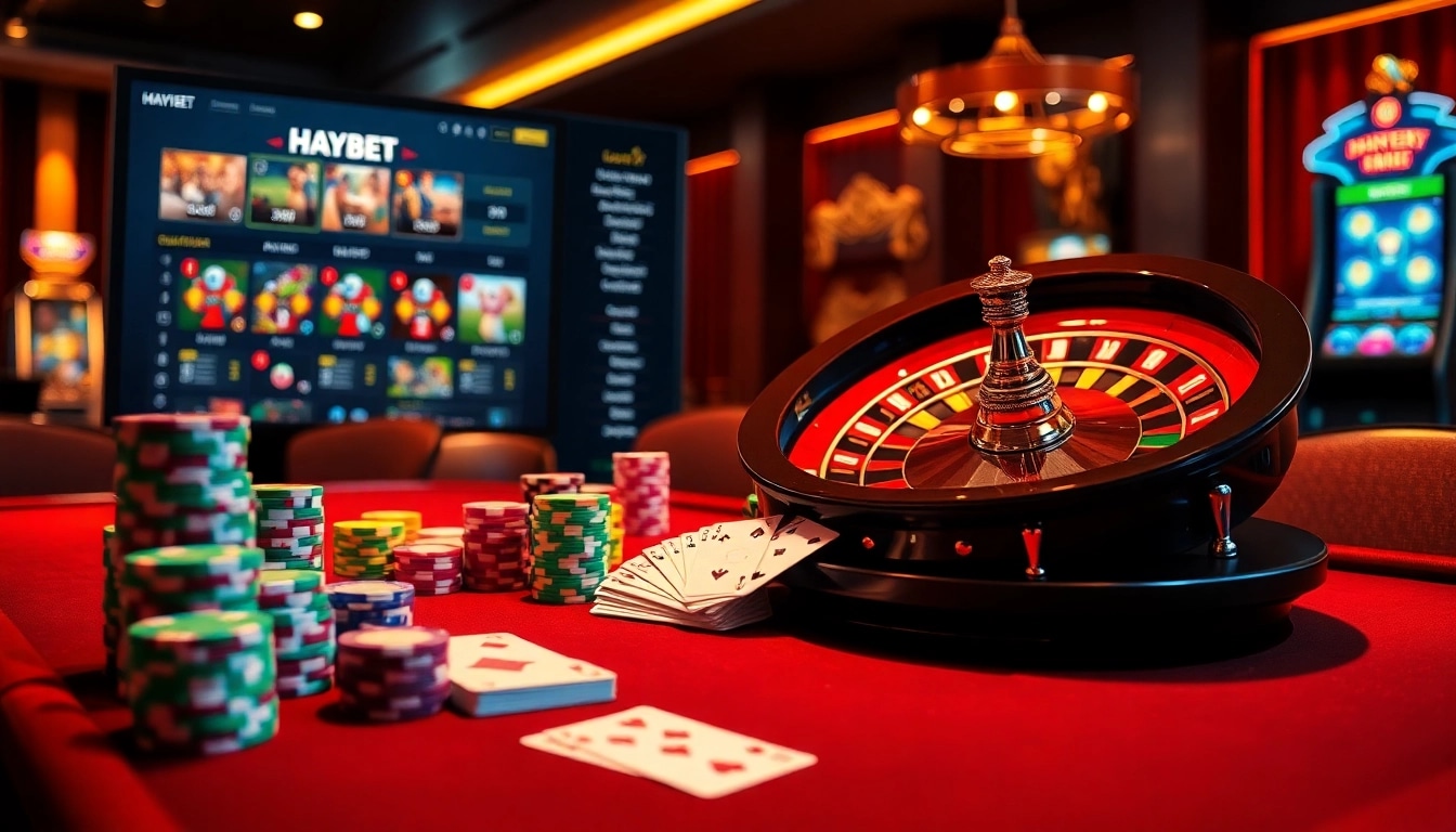 Experience thrilling gambling at HAYBET with high-stakes poker and roulette.