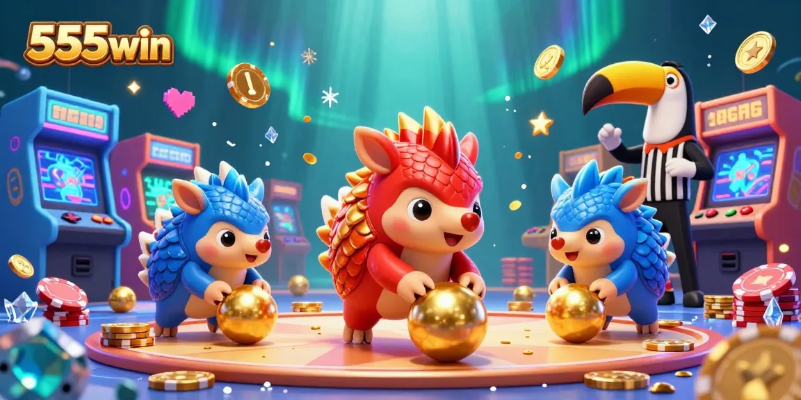 Engage with immersive casino experiences at 555win featuring exciting pangolin characters and vibrant gaming elements.