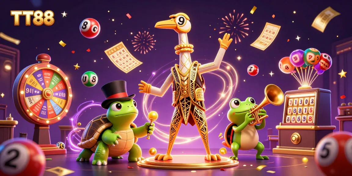 Experience winning thrills at TT88 with vibrant casino elements and a festive atmosphere.