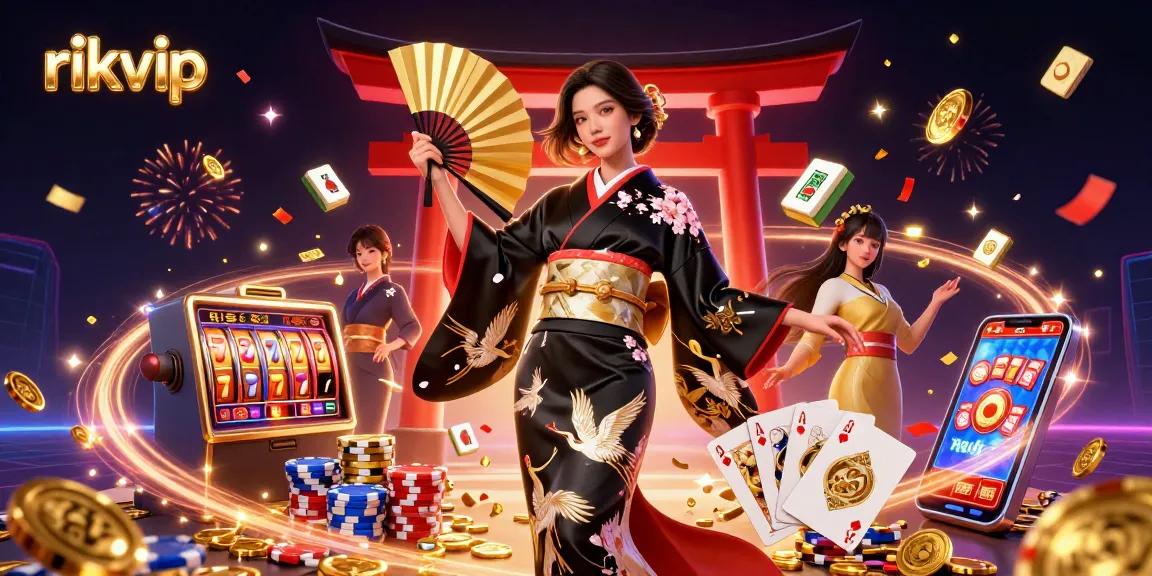 Experience the excitement of rikvip with cascading jackpots, radiant game elements, and a stunning Asian-themed setting.