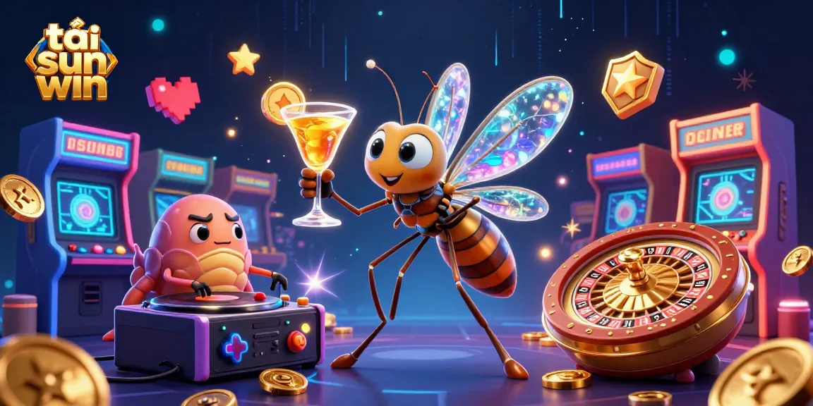 Engage in thrilling gameplay with tải sun win, featuring unique casino characters in vibrant 3D detail.