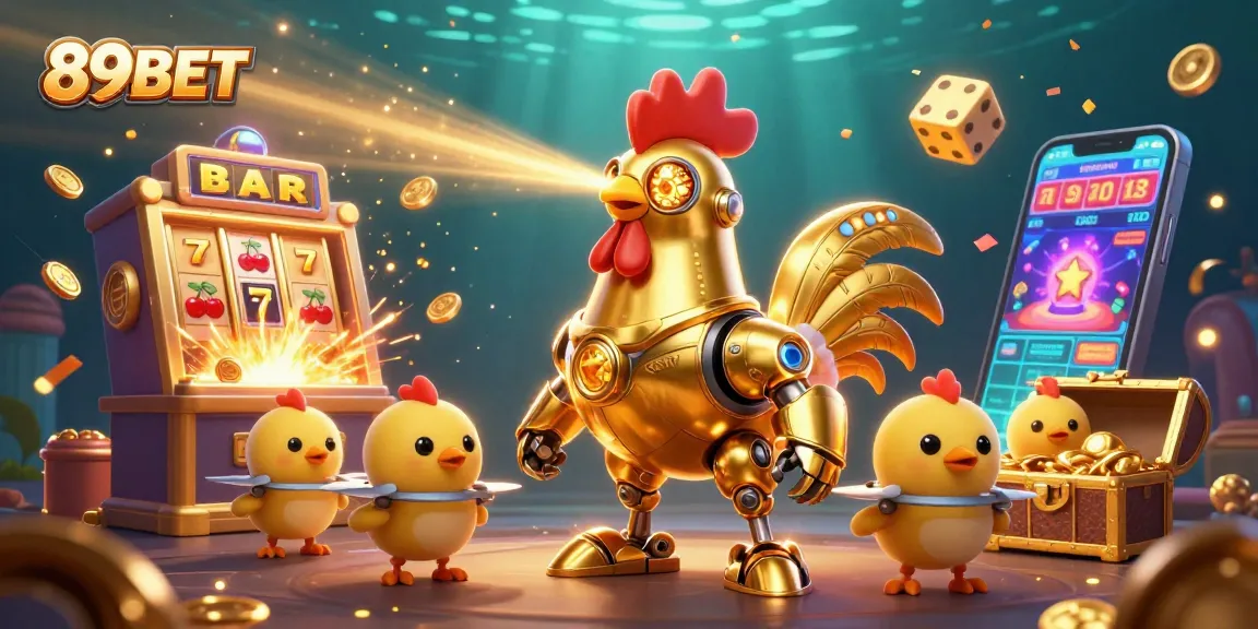Experience thrilling wins at 89BET in this dynamic casino scene with exploding jackpots and colorful games!