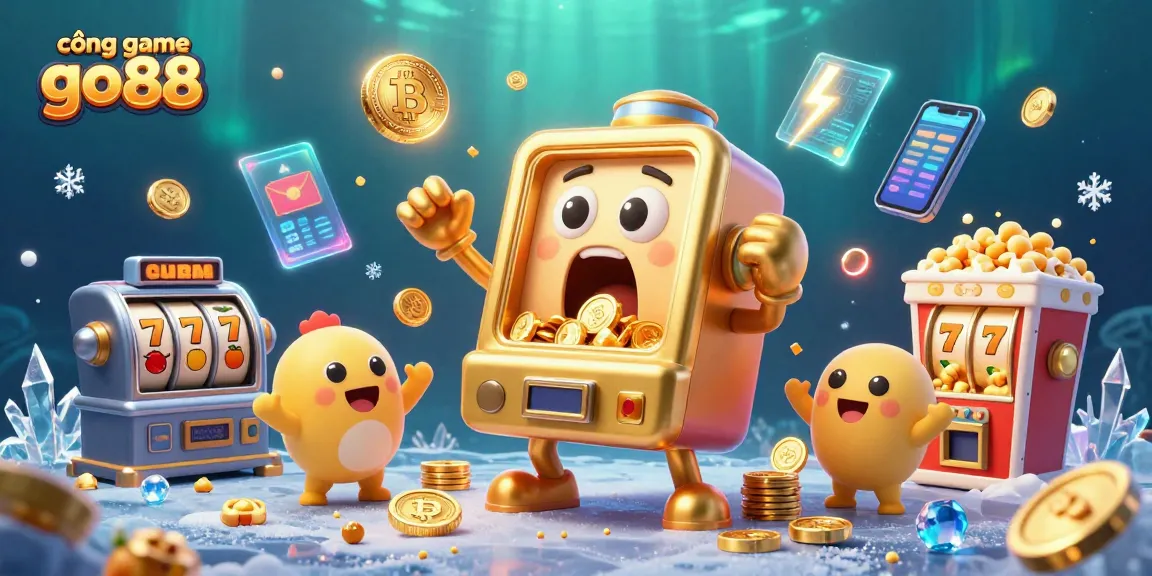 Experience winning excitement at cổng game go88 with vibrant slot machines and crypto elements.