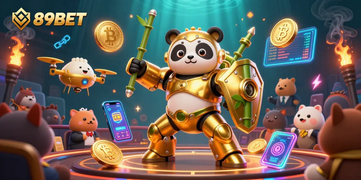 Engage with thrilling 89BET casino gaming through vibrant mech robot battles and crypto action.