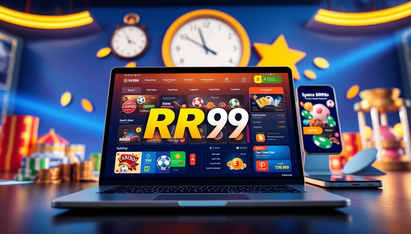 Experience Nhà cái RR99 online betting platform with diverse gaming options and user-friendly interface.