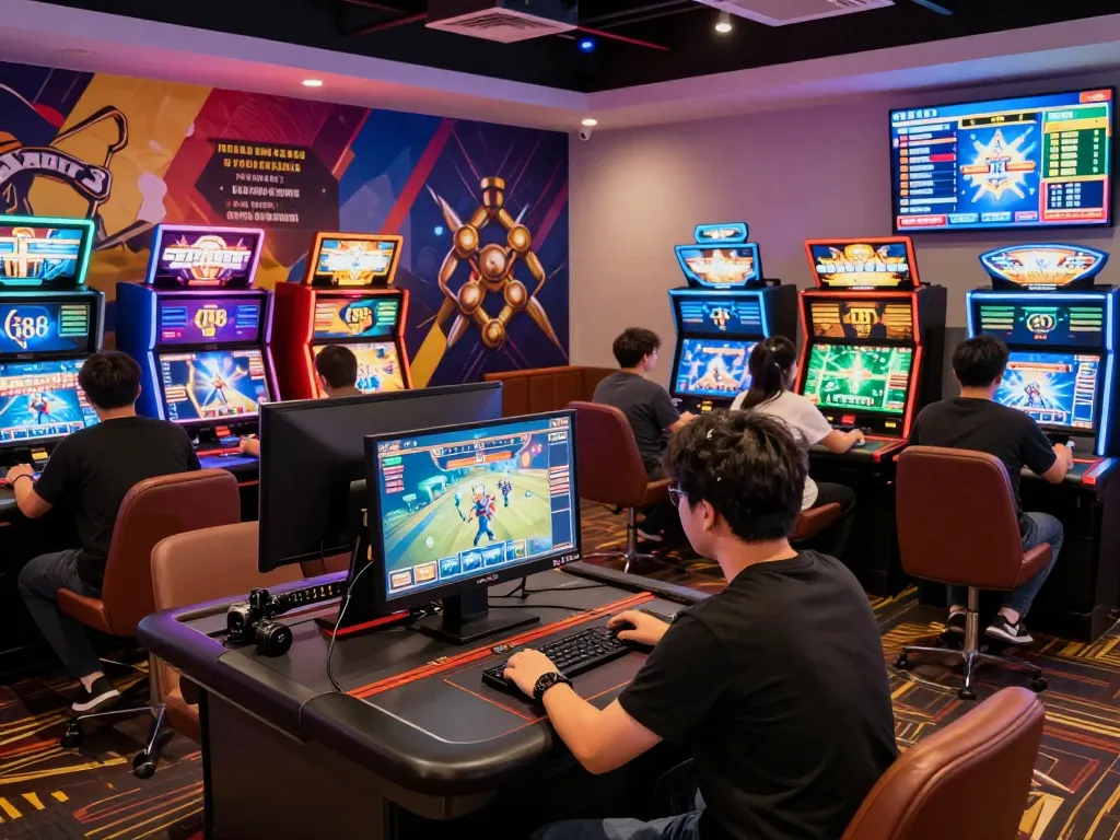 G88 online gaming platform atmosphere with players at tables and vibrant promotions