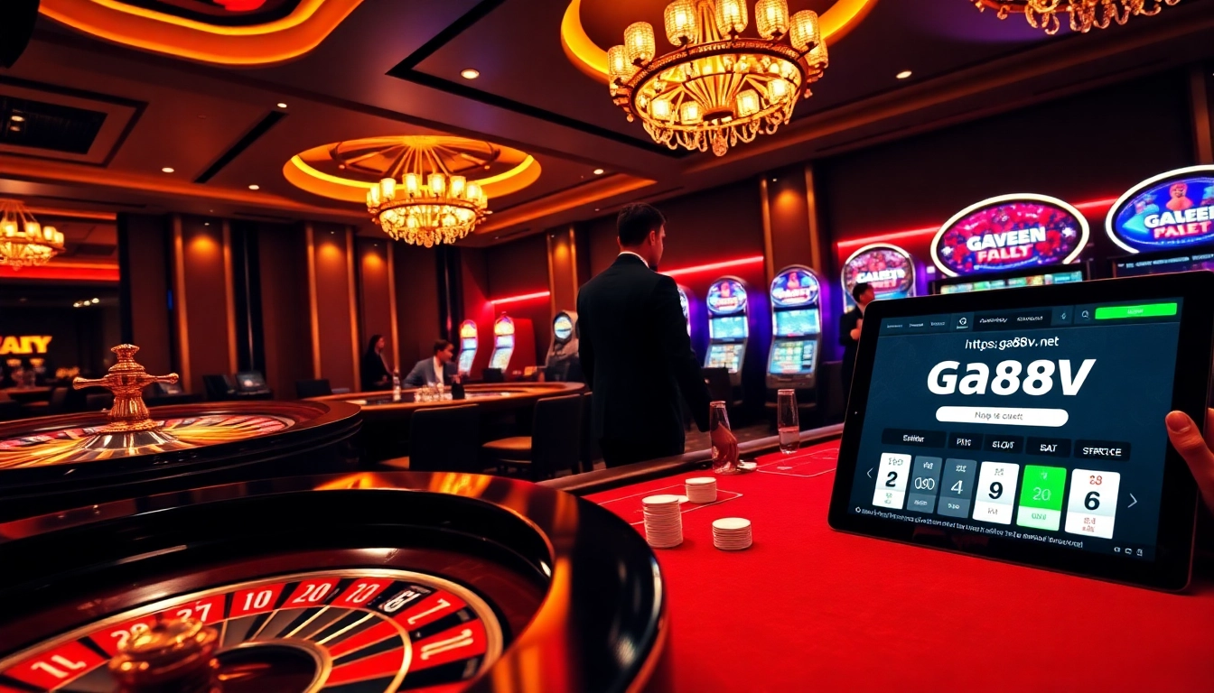 Experience the excitement of high-stakes gambling at https://ga888v.net/ with vibrant casino visuals.