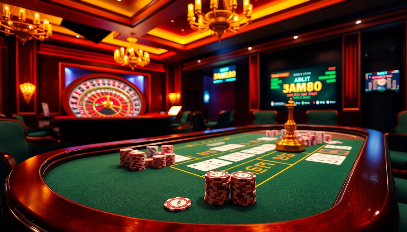 Experience the thrill of betting at mm88 com with engaging poker and roulette action in a luxe casino setting.