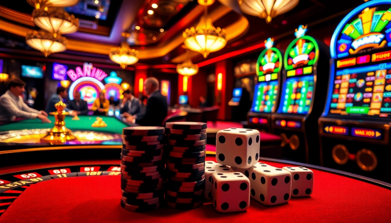 Engaging scene of live casino players enhancing their experience at JBO, showcasing link vào jbo.
