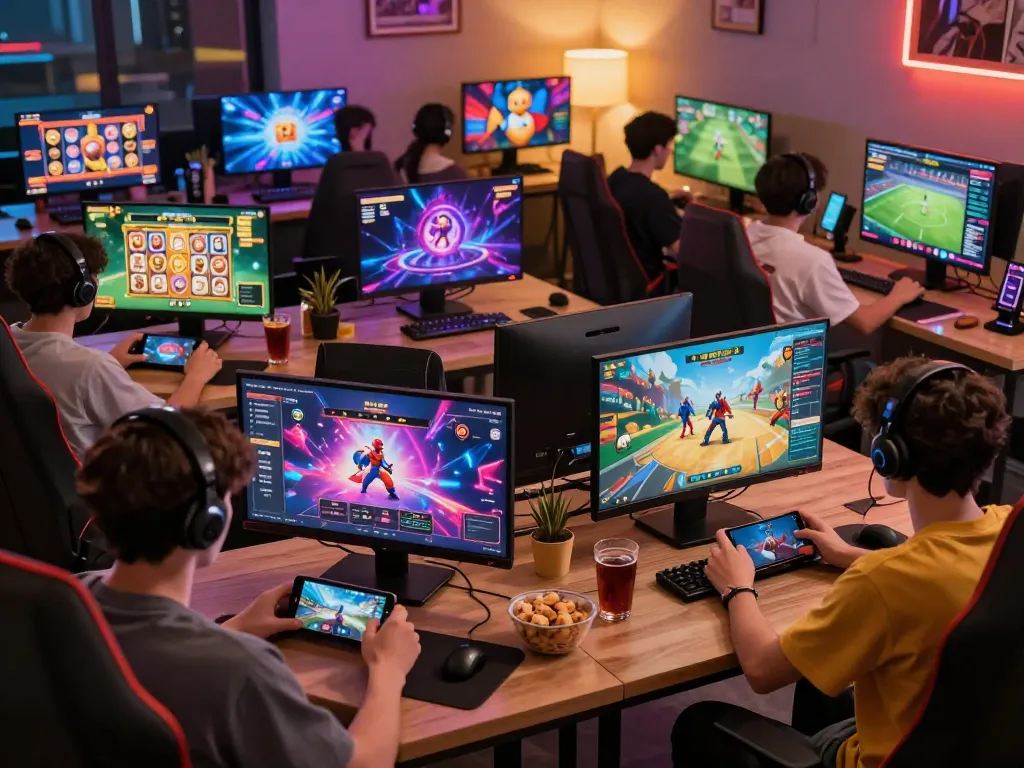 Players discovering excitement as they tải sunwin and enjoy thrilling online gaming experiences.