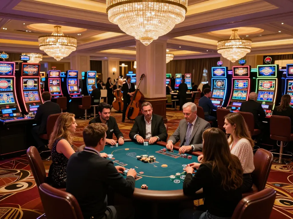 Experience thrilling gameplay at tr88 with vibrant casino ambience and engaging poker strategies.