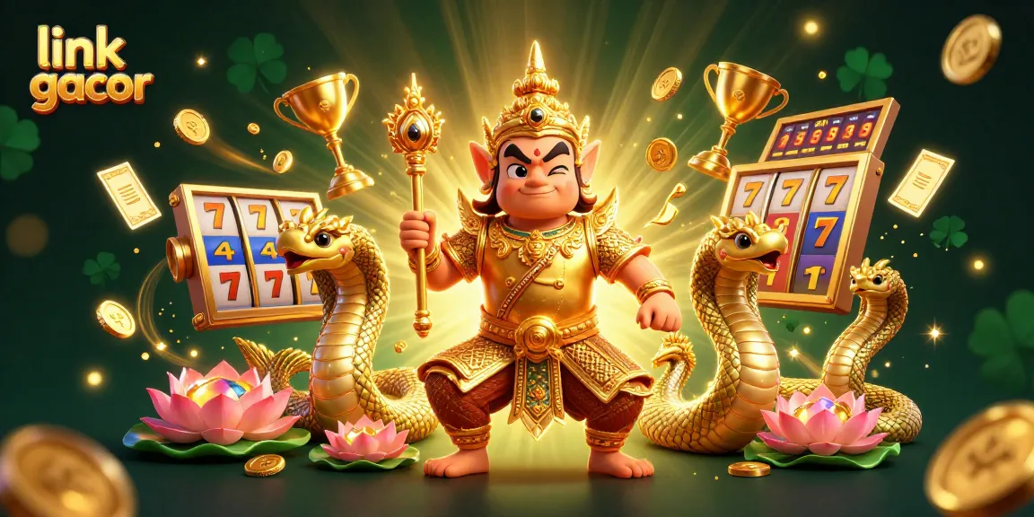 Engage in gaming fun with the link gacor as the 3D Thai temple guardian leads the way.