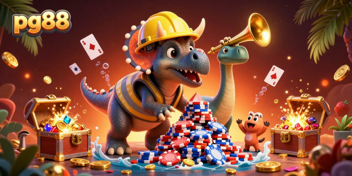 Engage with exciting gameplay at pg88 featuring dynamic casino elements in a colorful scene.