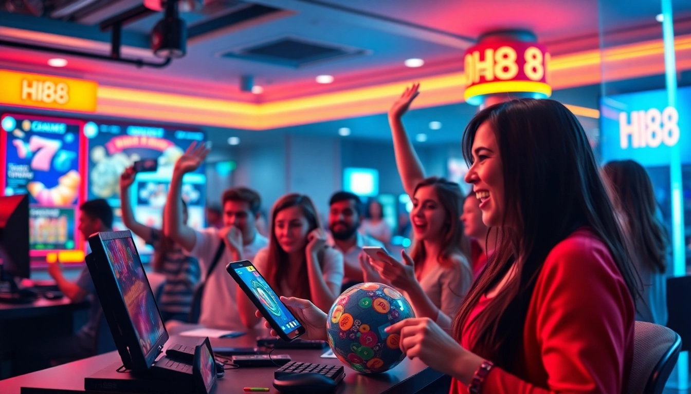 Experience vibrant online gaming at stimmgewitter.org, showcasing diverse players engaged in exciting casino action.