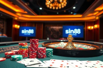 Experience the vibrant energy of the sin88 online casino with cards and roulette.