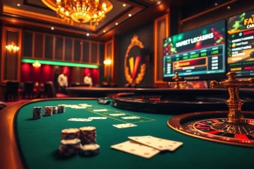 Experience thrilling gameplay with FABET's professional online casino setup featuring poker and roulette.