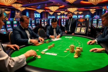 Experience the excitement of king88 with elegant gambling tables and vibrant casino activities.